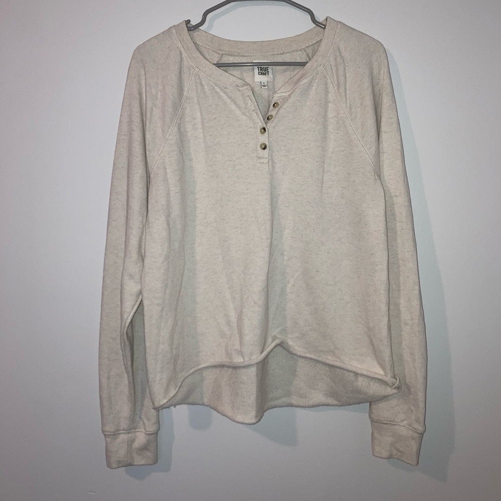 Long Sleeve Henley Top